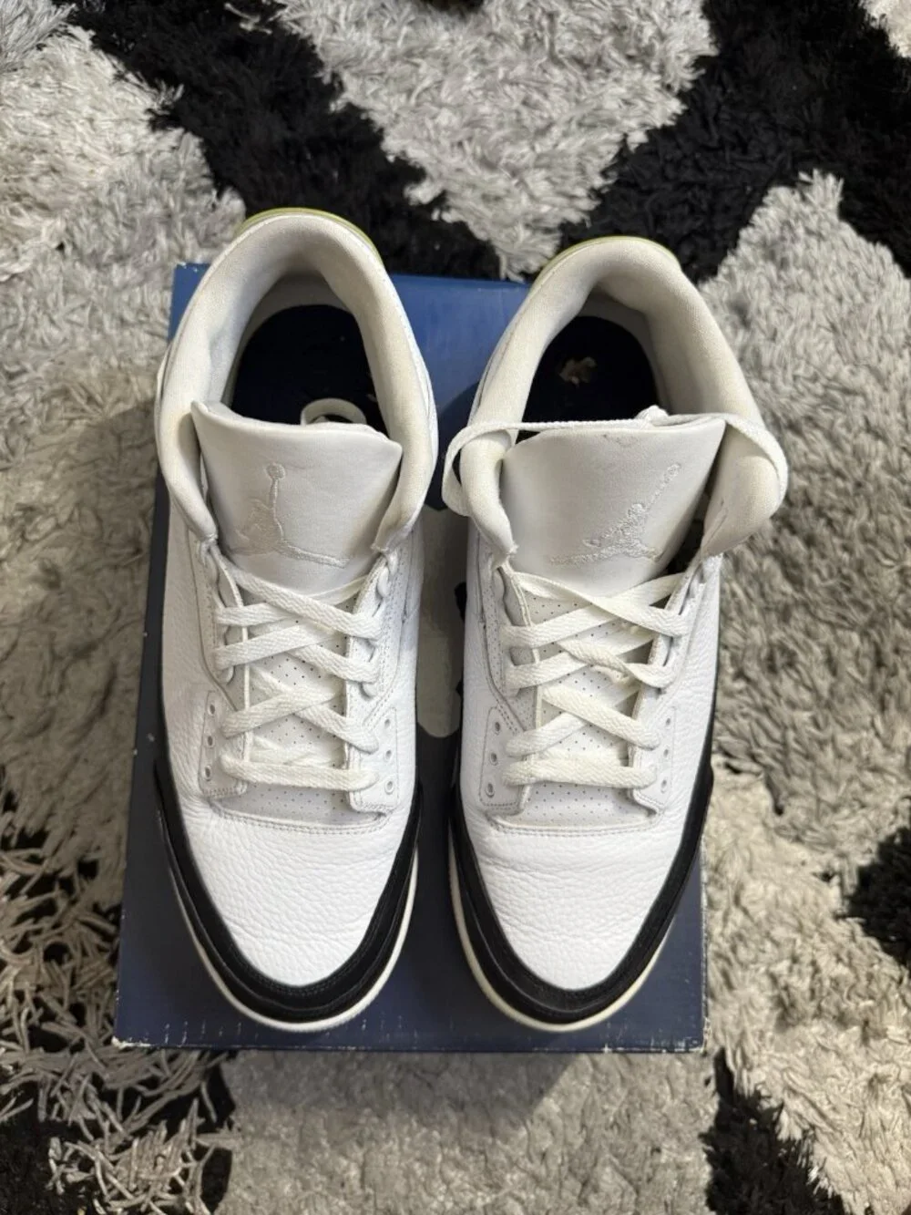 Air Jordan 3 Retro SP x Fragment Design White DA3595-100 Men's Size 13